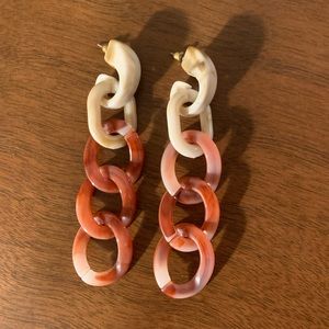 Chain ombré earrings